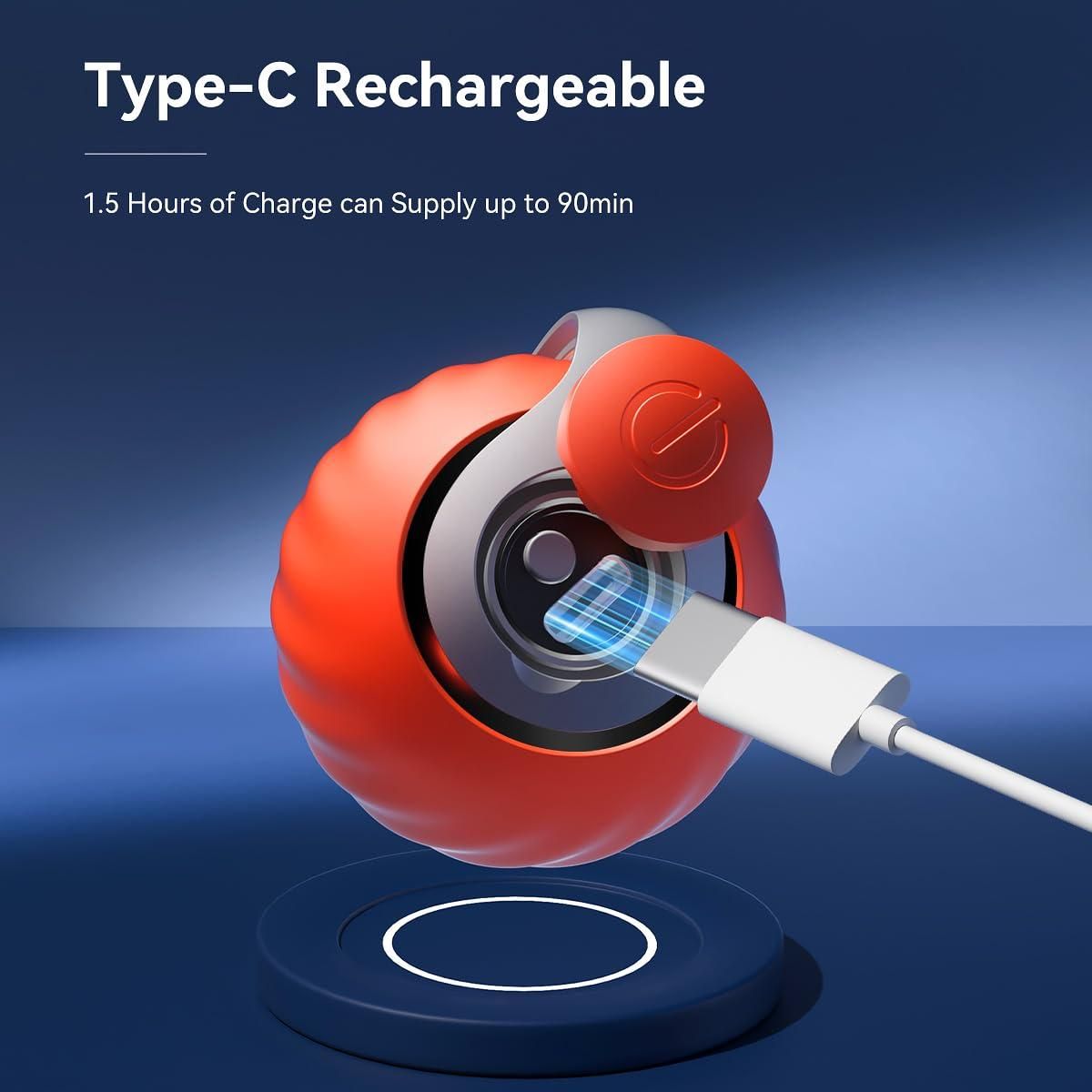 Rolling Ball Cat Toy – USB Rechargeable Smart Toy for Cats