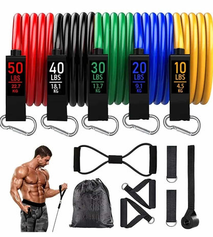 Fitshakti™ Heavy Resistance Band Set