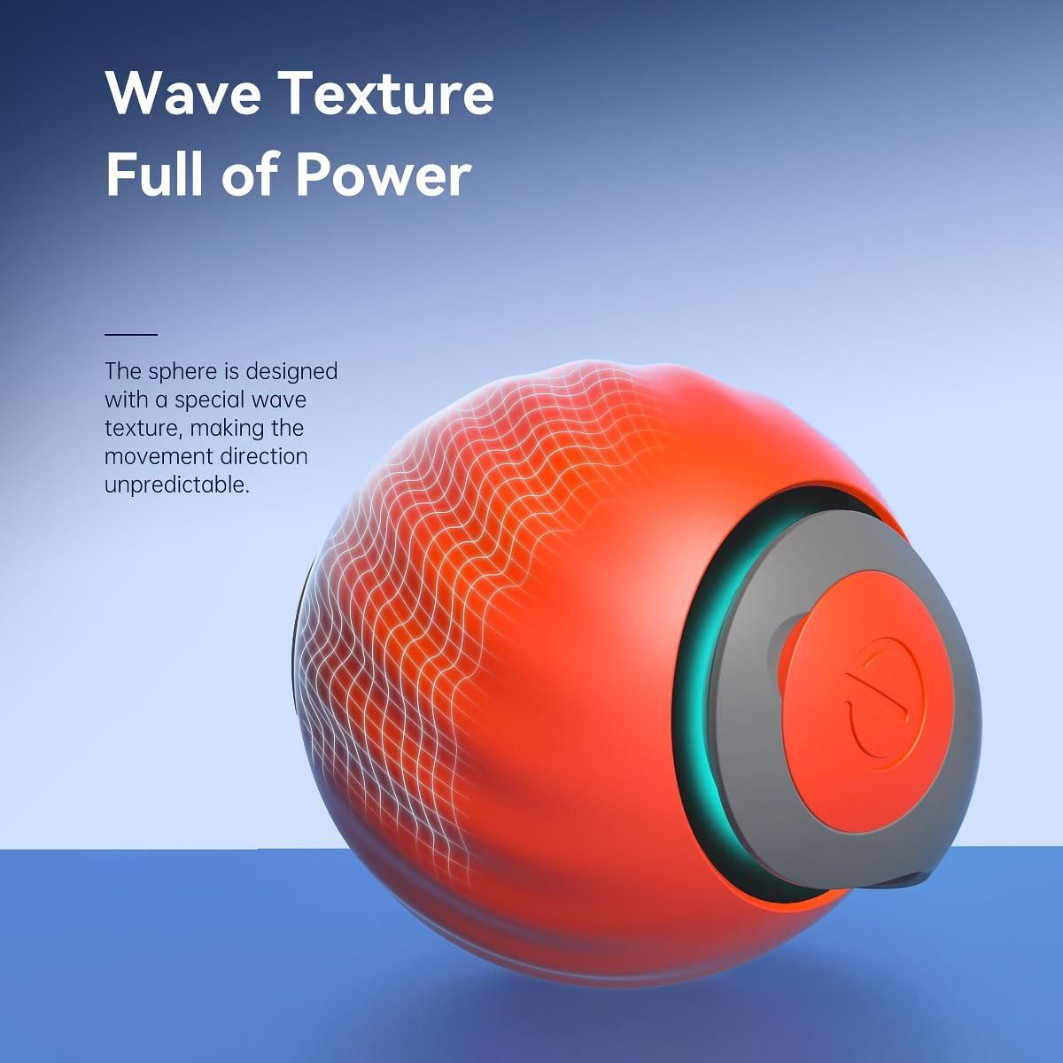 Rolling Ball Cat Toy – USB Rechargeable Smart Toy for Cats