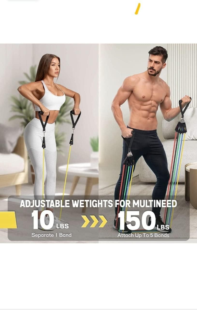 Fitshakti™ Heavy Resistance Band Set