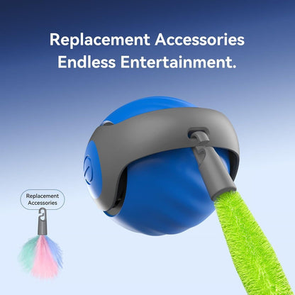 Rolling Ball Cat Toy – USB Rechargeable Smart Toy for Cats