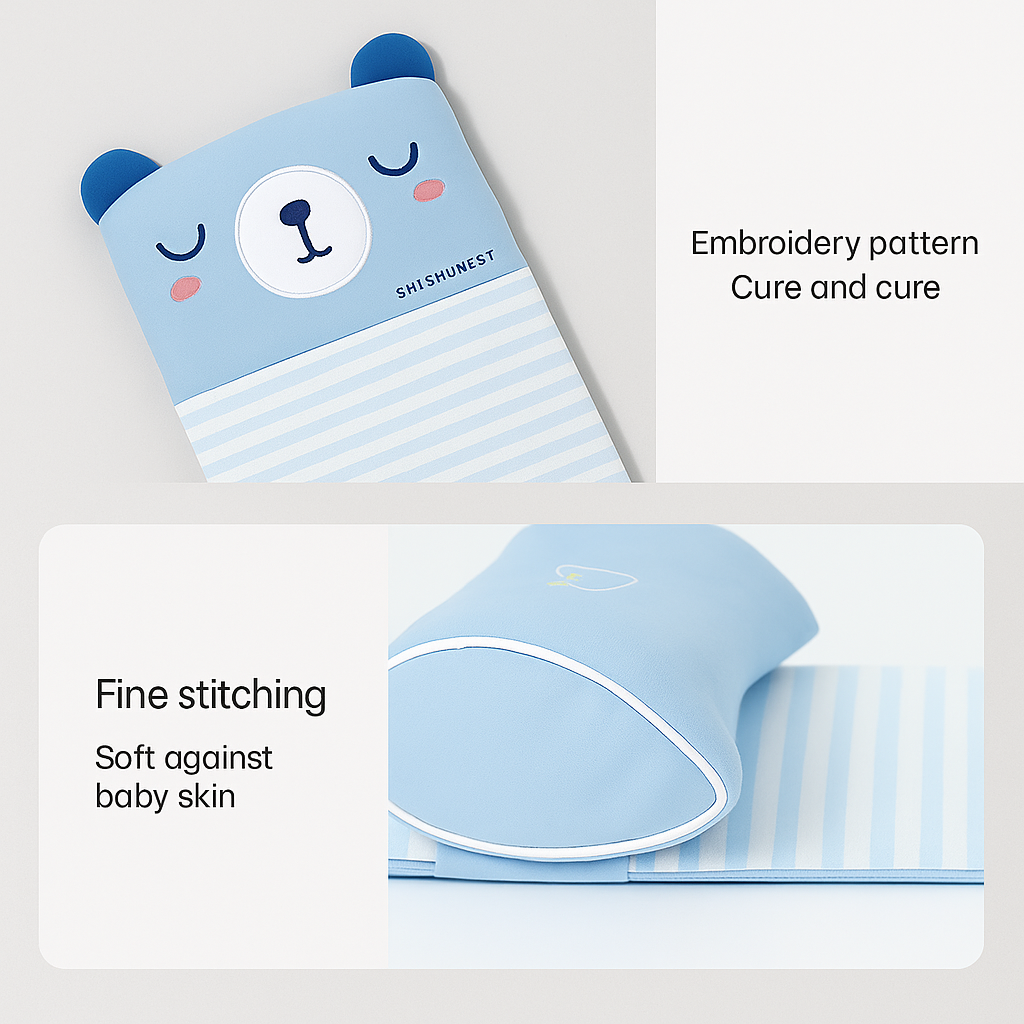 ShishuNest™ - Mustard Baby Head Shaping Pillow